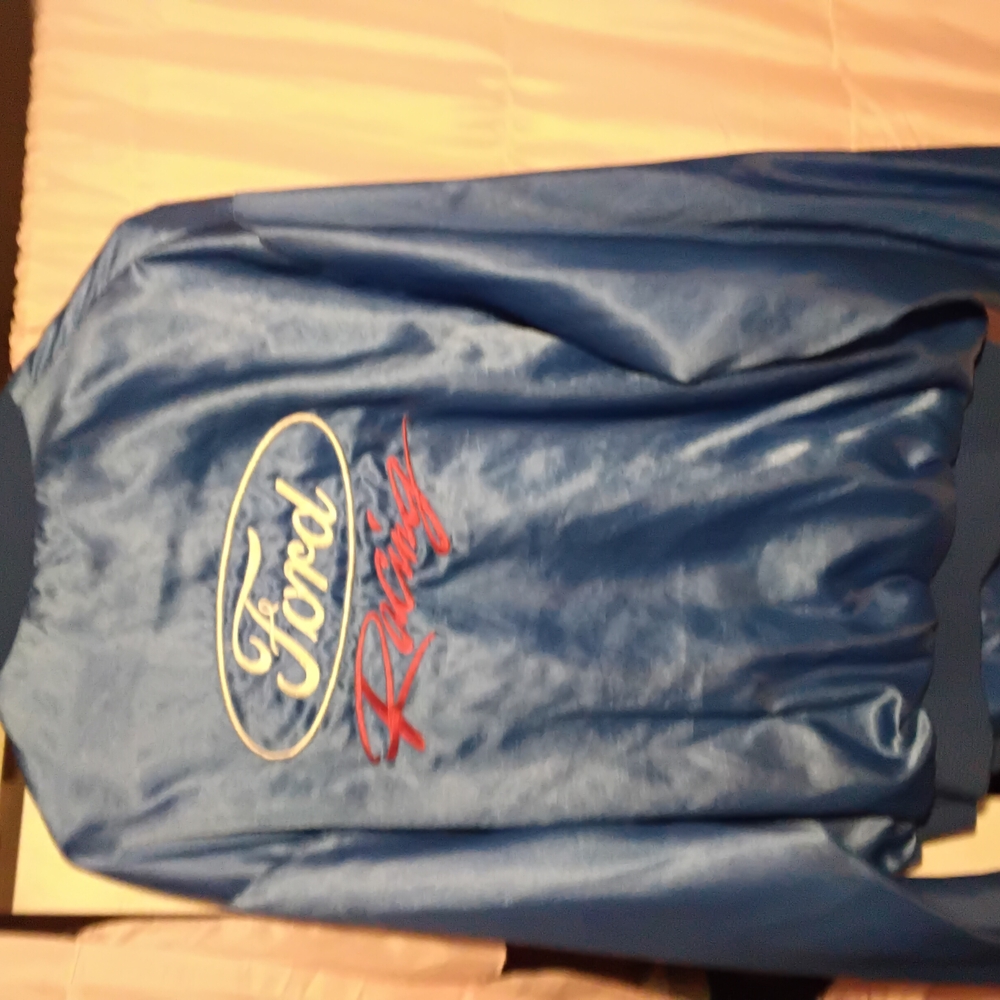 Ford Racing Blue Satin Jacket